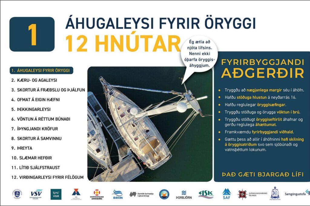 Átak gegn slysum á sjó – 12 hnútar