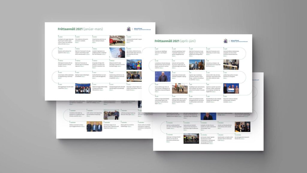 Fréttaannáll samgöngu- og sveitarstjórnarráðuneytisins 2021